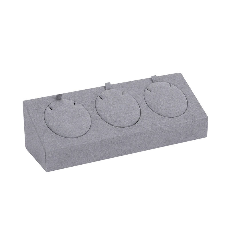 Jewelry Display Props Microfiber Alloy Rectangular Splicing Highend Ring Earring Pendant Frame - Image 5
