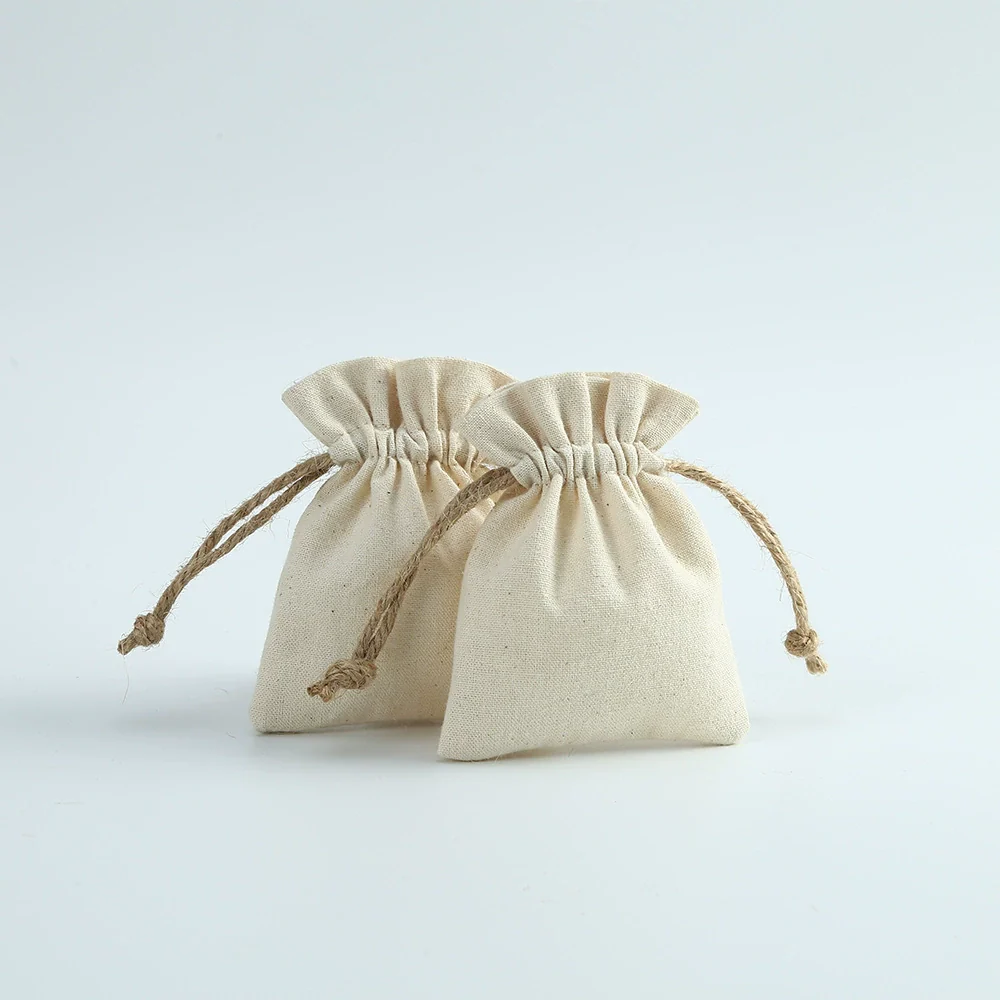 Jewelry Drawstring Storage Bag Cotton And Linen Cloth - Image 6