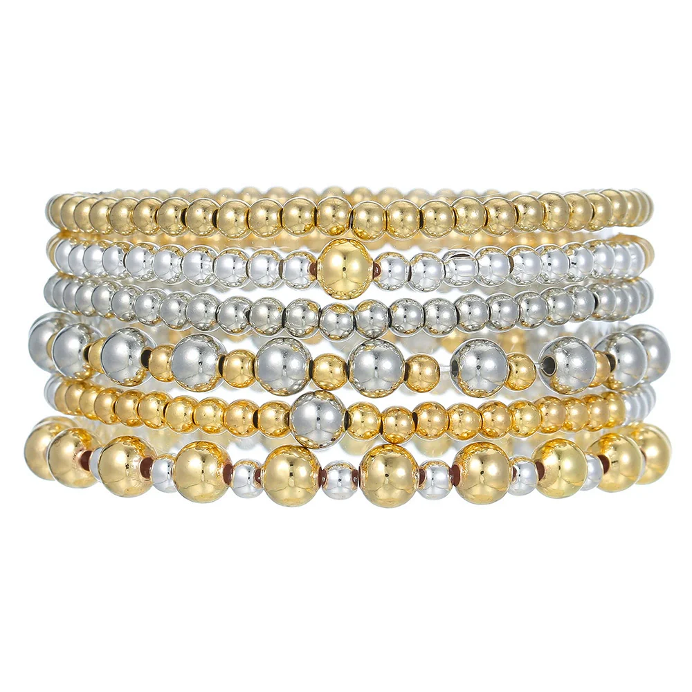 Jewelry Geometric Pearl Ccb Shell Handmade Bracelet - Image 5