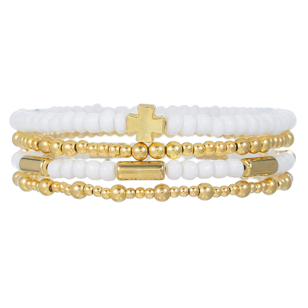 Jewelry Geometric Pearl Ccb Shell Handmade Bracelet - Image 7