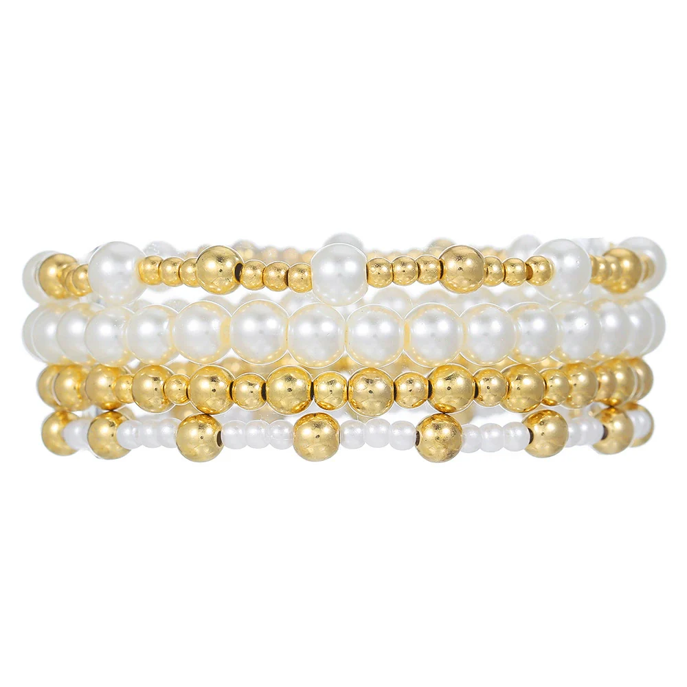 Jewelry Geometric Pearl Ccb Shell Handmade Bracelet - Image 9