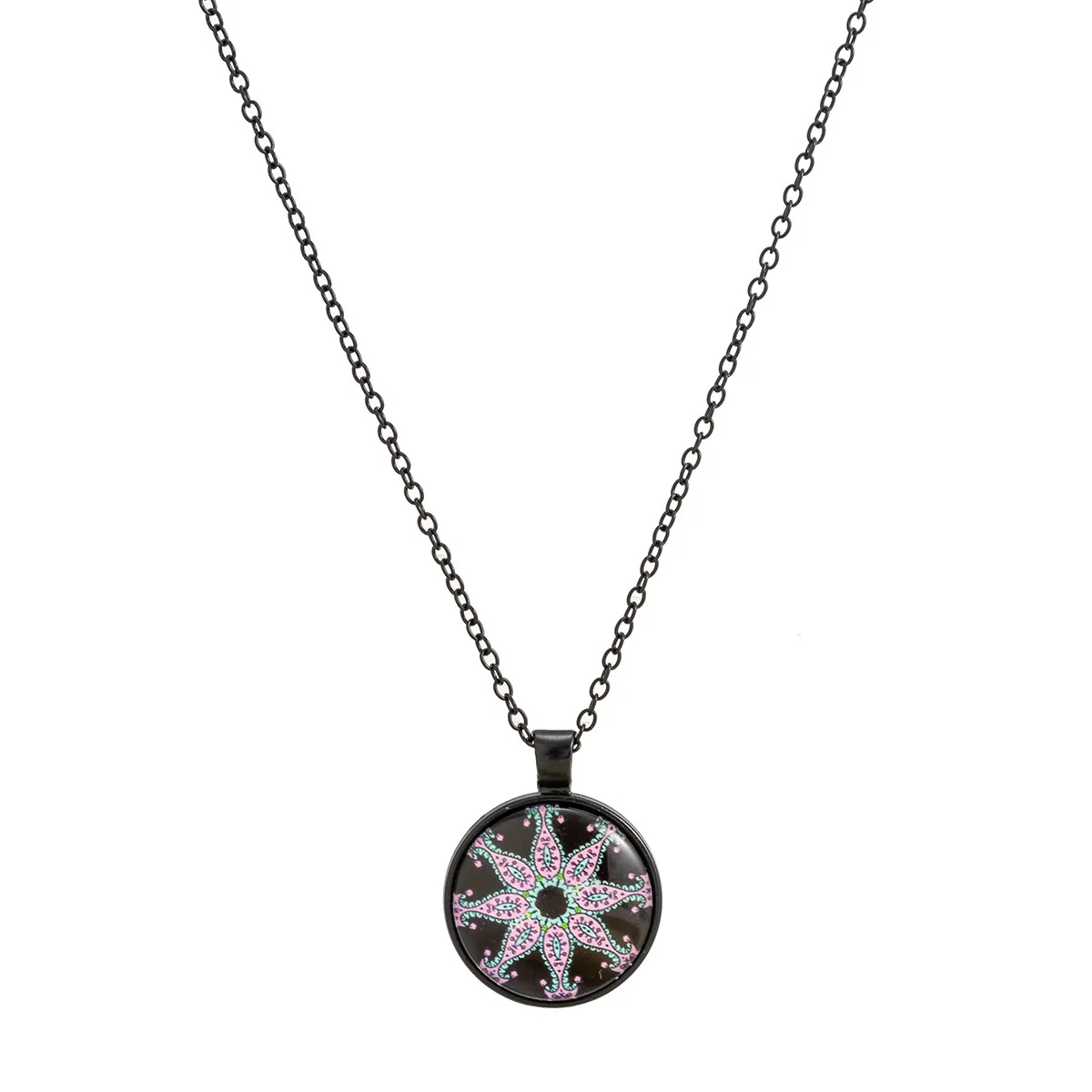 Jewelry Harajuku Punk Retro Style Tree Of Life Alloy Ochain Necklace With Geometric Pattern And Electroplating - Image 5