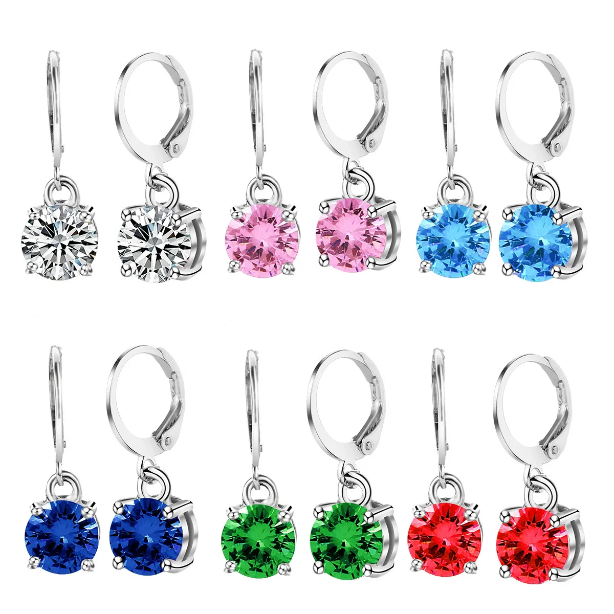 Jewelry Imitation Pearl Geometric Insects Peach Heart Electroplated Pendant Ear Buckle For Women - Image 11