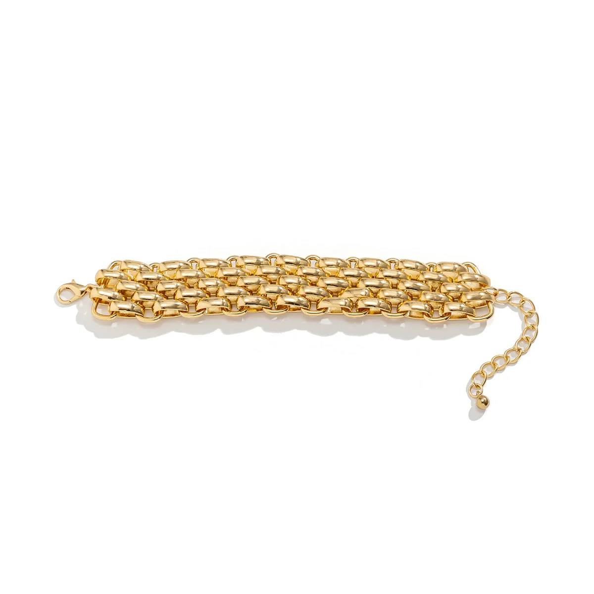 Jewelry Iron Alloy Wave Pattern Electroplating Simple Style Women's Necklace - Image 5
