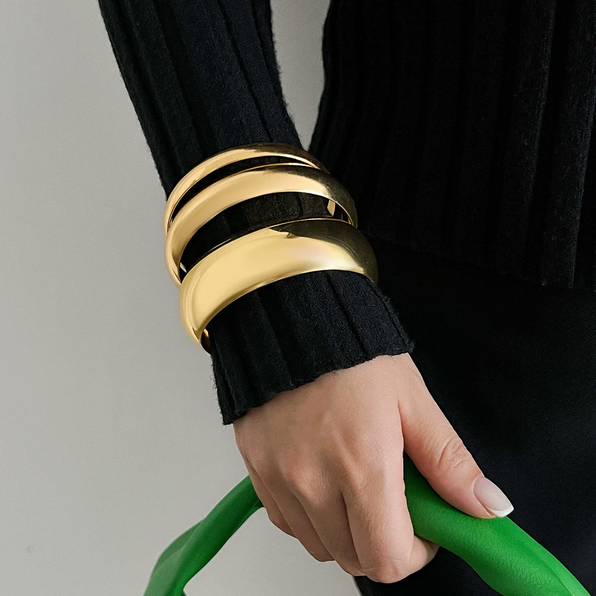 Jewelry Iron Geometric Ring Bracelet Electroplating Design - Image 6