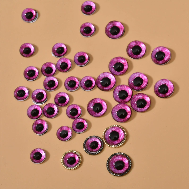 Jewelry Material Plastic Resin Dripping Glue Baroque Crystal Eyes Hemp Wreath Sparkling Accessories - Image 5