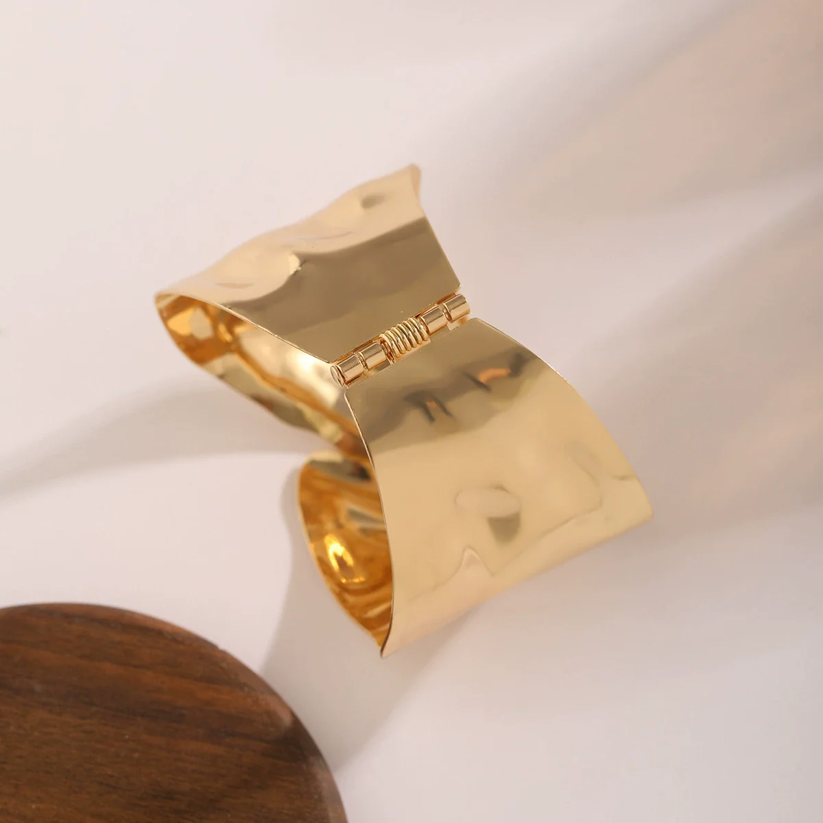 Jewelry Metal Adjustable Open Punk Geometric Electroplated Bracelet - Image 4