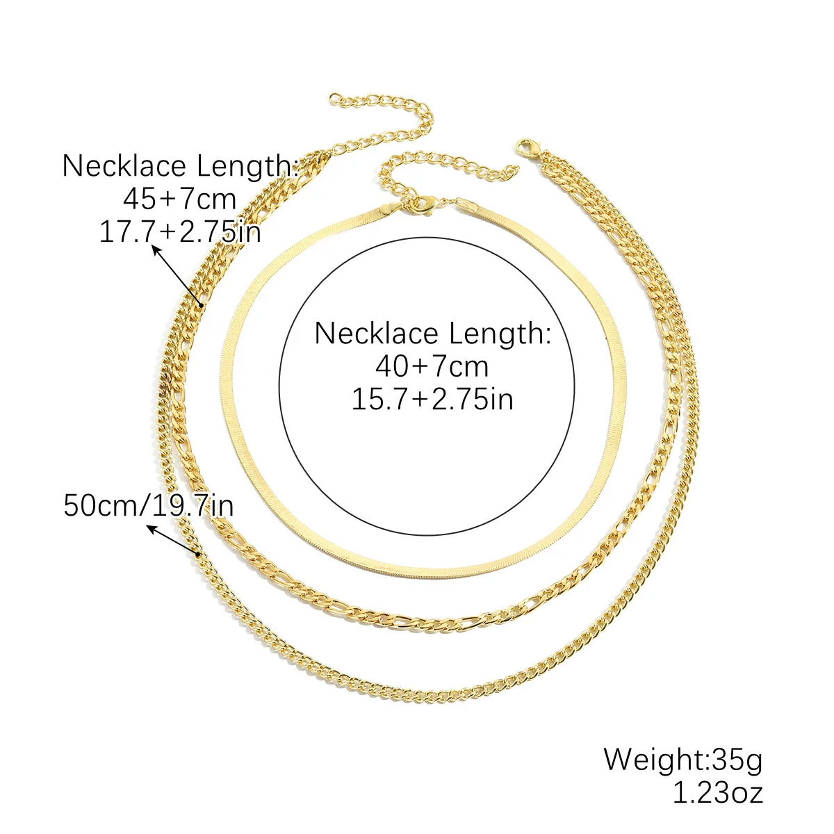 Jewelry Metal Snake Bone Chain With Wave And Geometric Pattern Electroplated For Women - Image 5