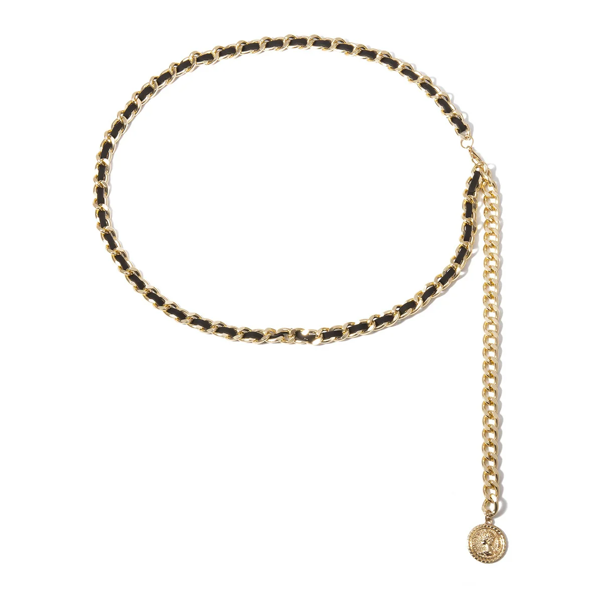 Jewelry Multi Layer Body Chain Waist Chain Metal Geometric Portrait Retro Sexy Fashion - Image 5