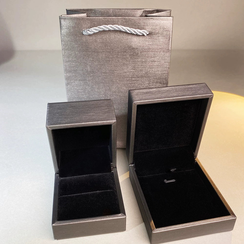 Jewelry Packaging Accessories Box Fabric Material Simple Style Environmentally Protected