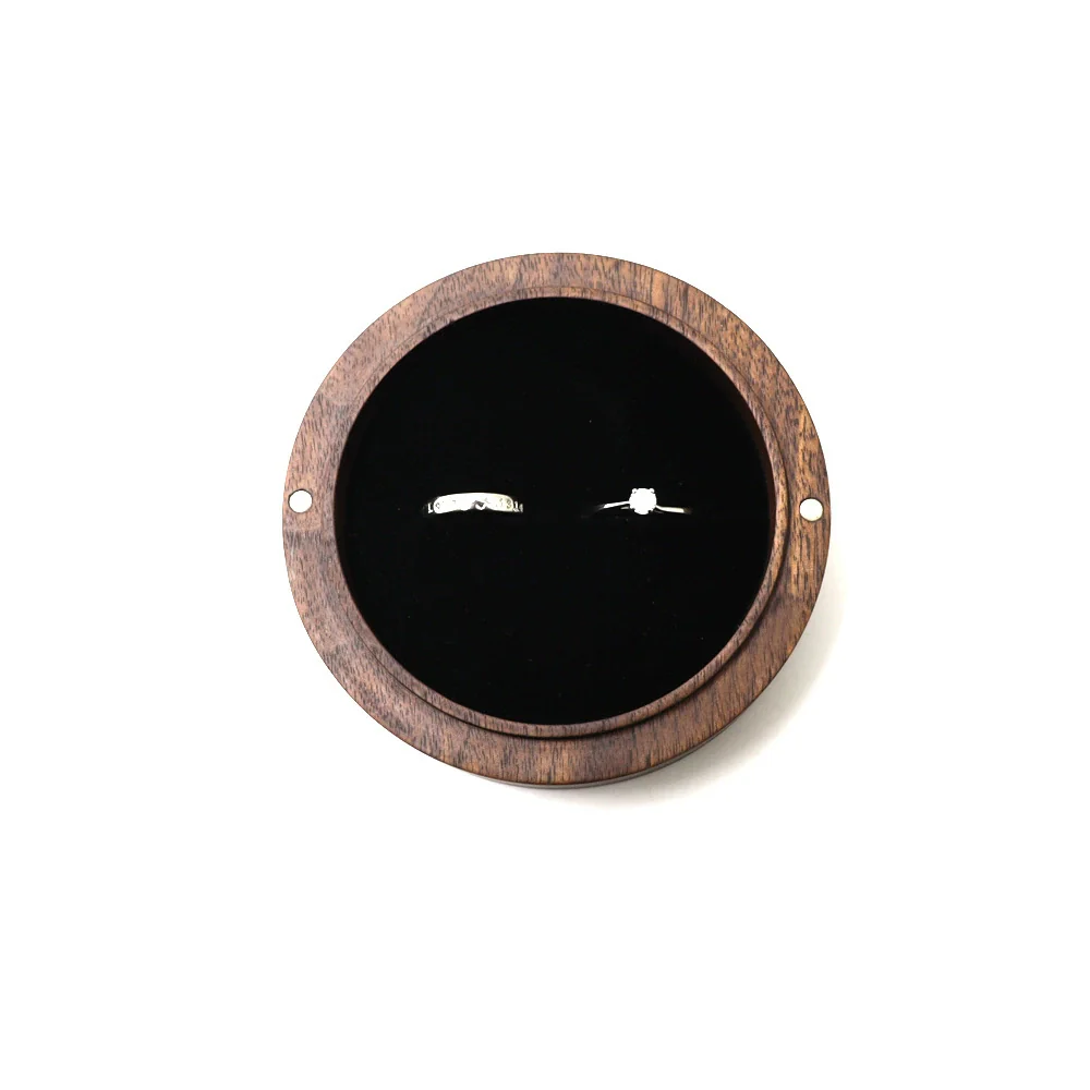 Jewelry Packaging Box Wooden For Ring Earrings - Image 5
