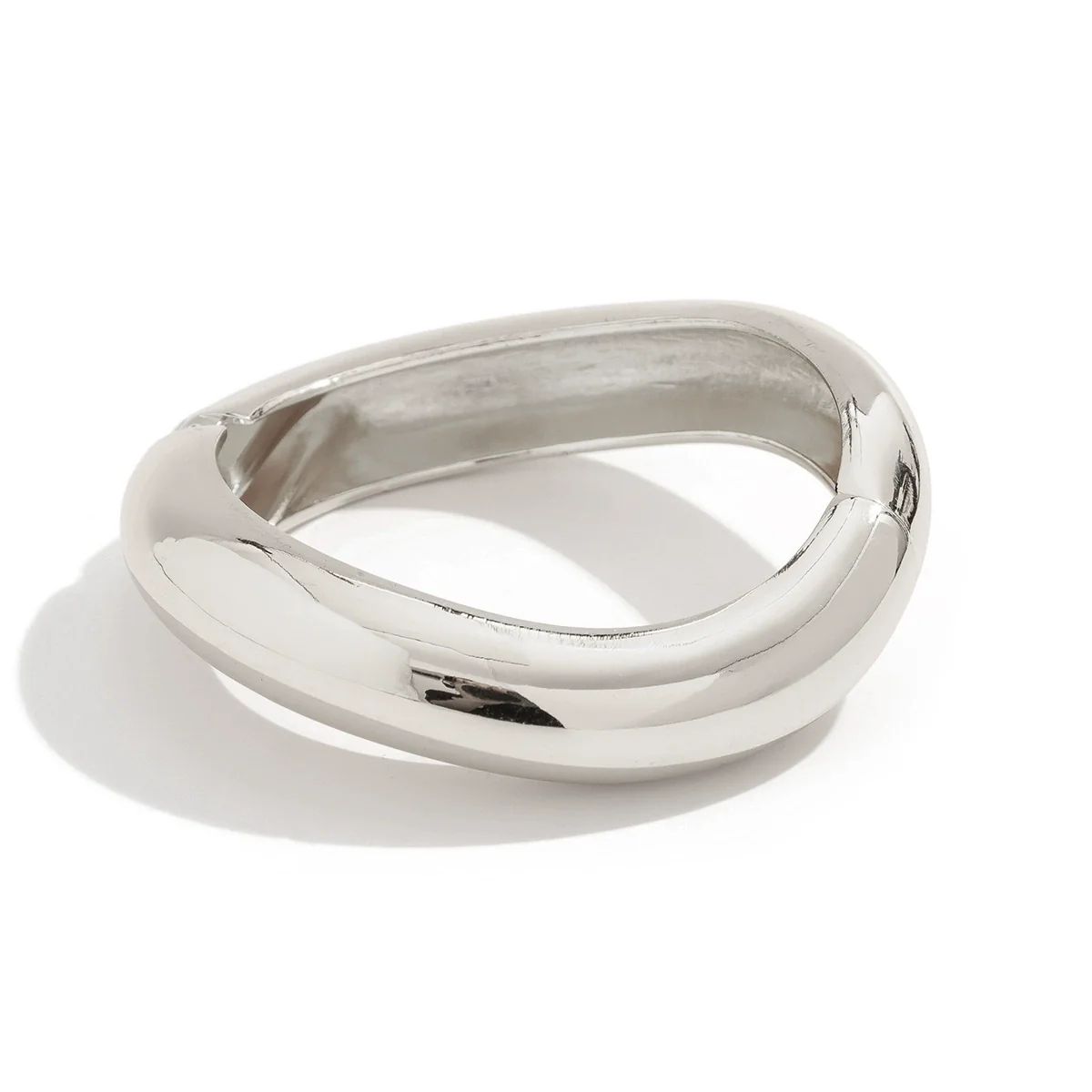 Jewelry Punk Style Irregular Wide Alloy Bracelet Suit With Electroplating - Image 5