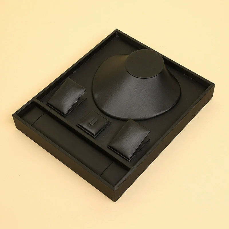 Jewelry Rack Flannel Highend Splicing Multipurpose For Ring Bracelet Necklace Earrings - Image 8