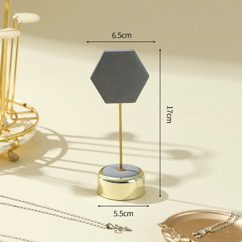 Jewelry Rack Metal And Super Fiber Highend Splicing Style For Ring Necklace Bracelet Pendant - Image 13