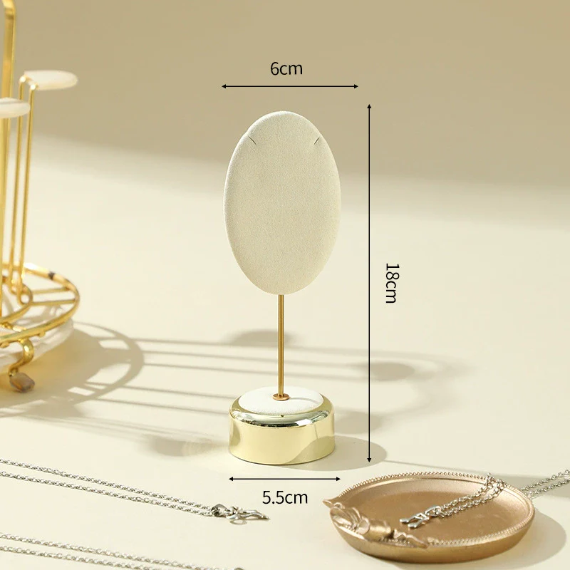Jewelry Rack Metal And Super Fiber Highend Splicing Style For Ring Necklace Bracelet Pendant - Image 5