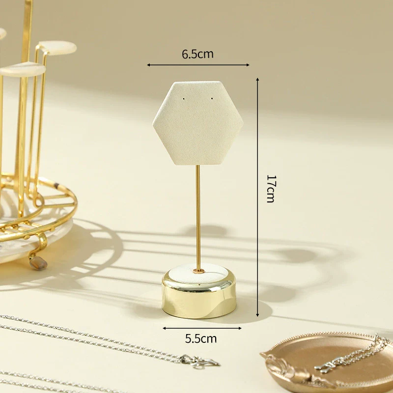 Jewelry Rack Metal And Super Fiber Highend Splicing Style For Ring Necklace Bracelet Pendant - Image 8
