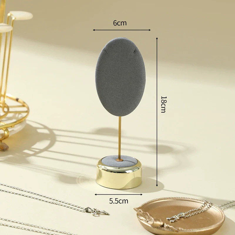 Jewelry Rack Metal And Super Fiber Highend Splicing Style For Ring Necklace Bracelet Pendant - Image 9