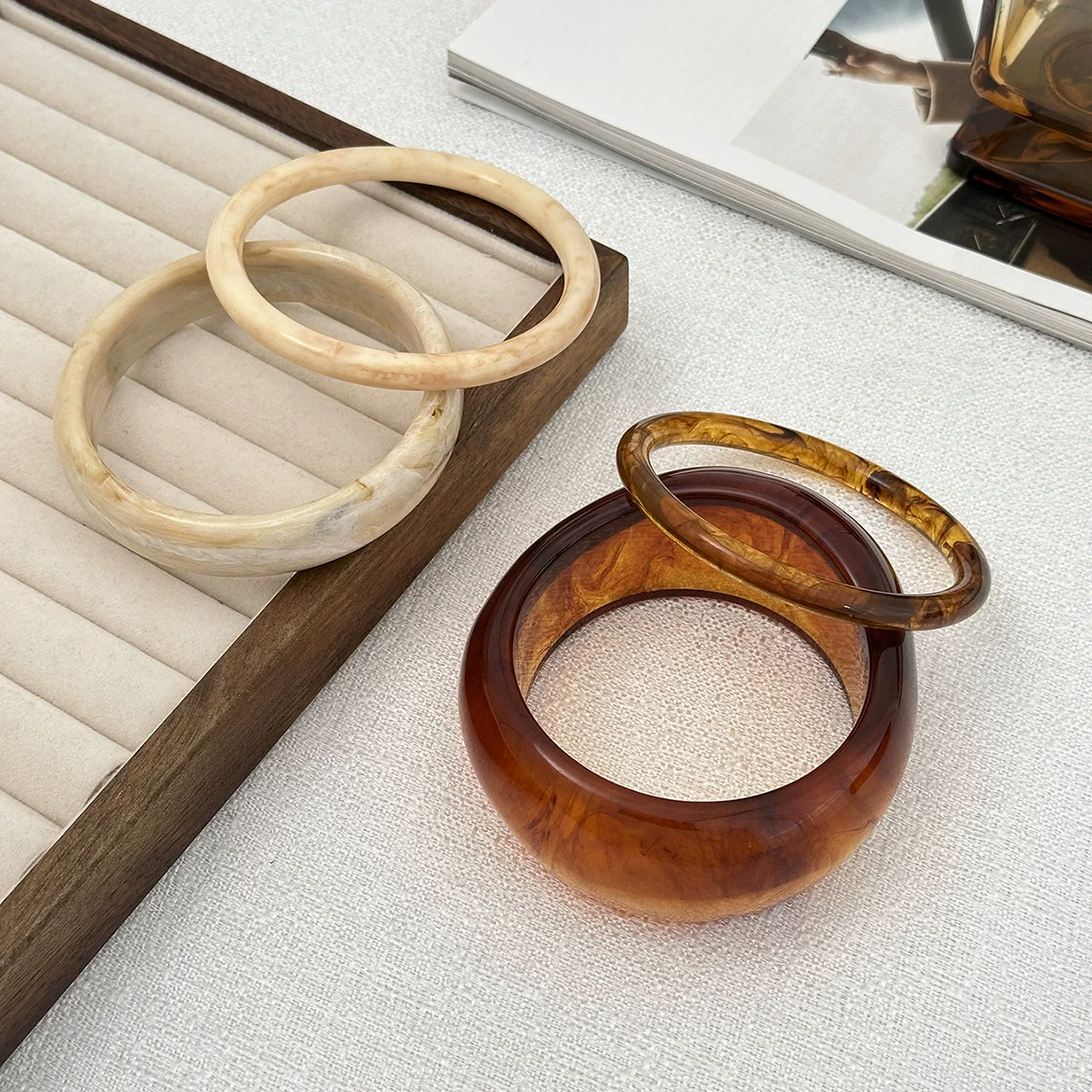 Jewelry Resin Geometric Handmade Niche Bracelet - Image 4