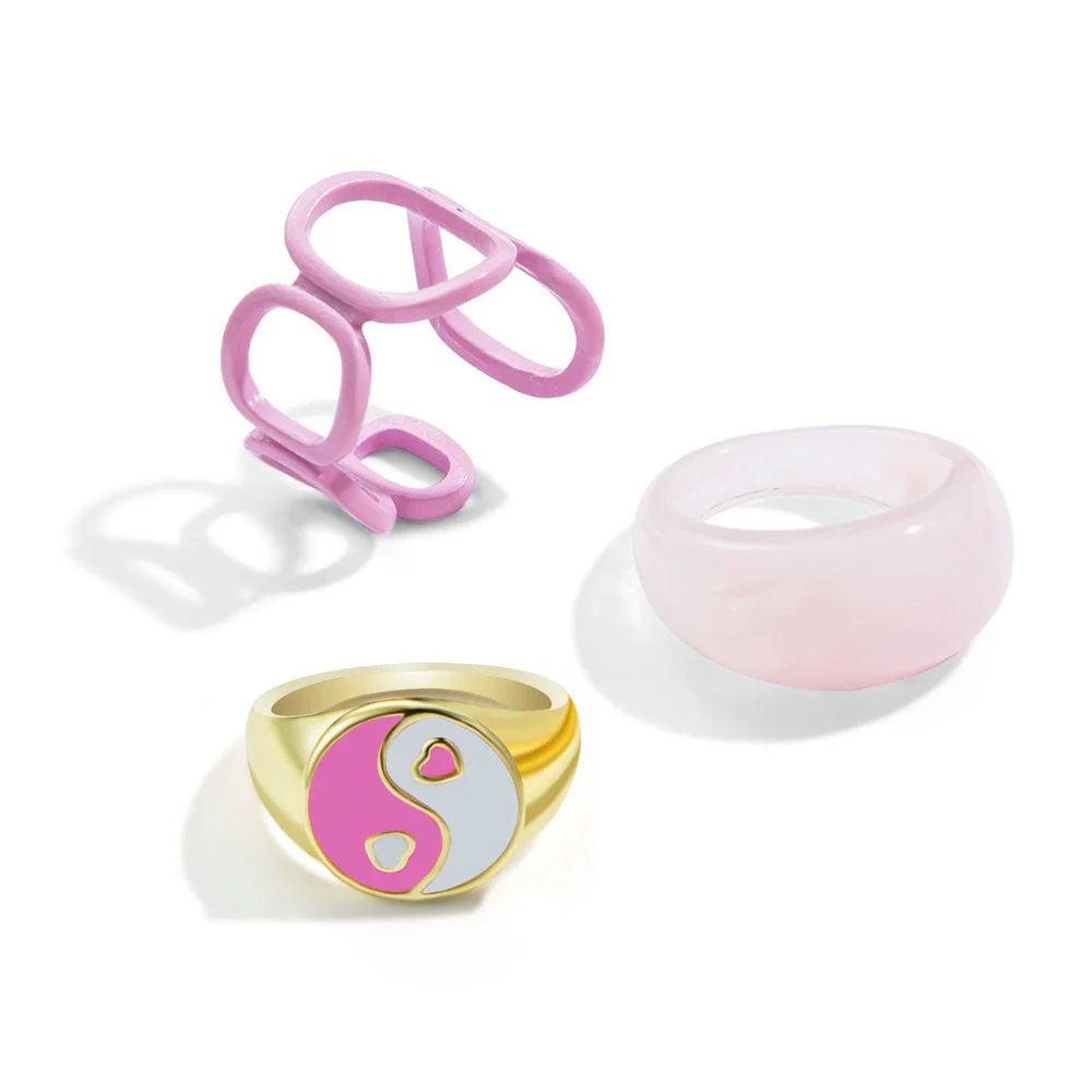 Jewelry Ring Alloy Geometric Electroplating Personality Open Ring For Men - Image 21