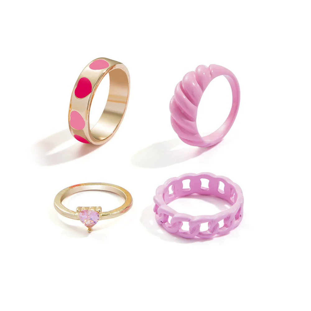 Jewelry Ring Alloy Geometric Electroplating Personality Open Ring For Men - Image 38