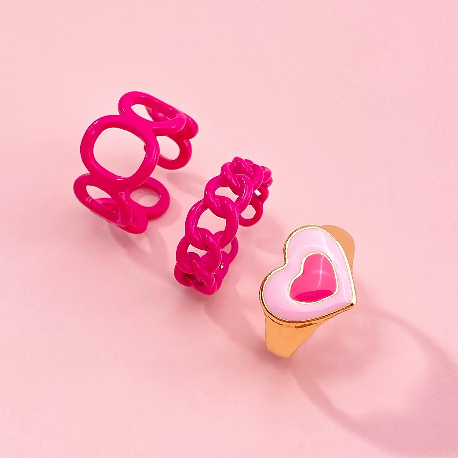 Jewelry Ring Alloy Geometric Electroplating Personality Open Ring For Men - Image 8