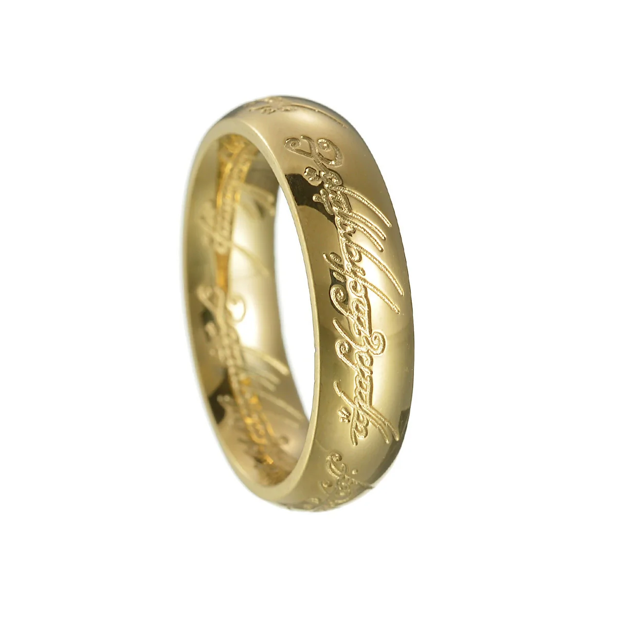 Jewelry Ring Titanium Steel With Letters Numbers Text Vacuum Plating Unisex - Image 6