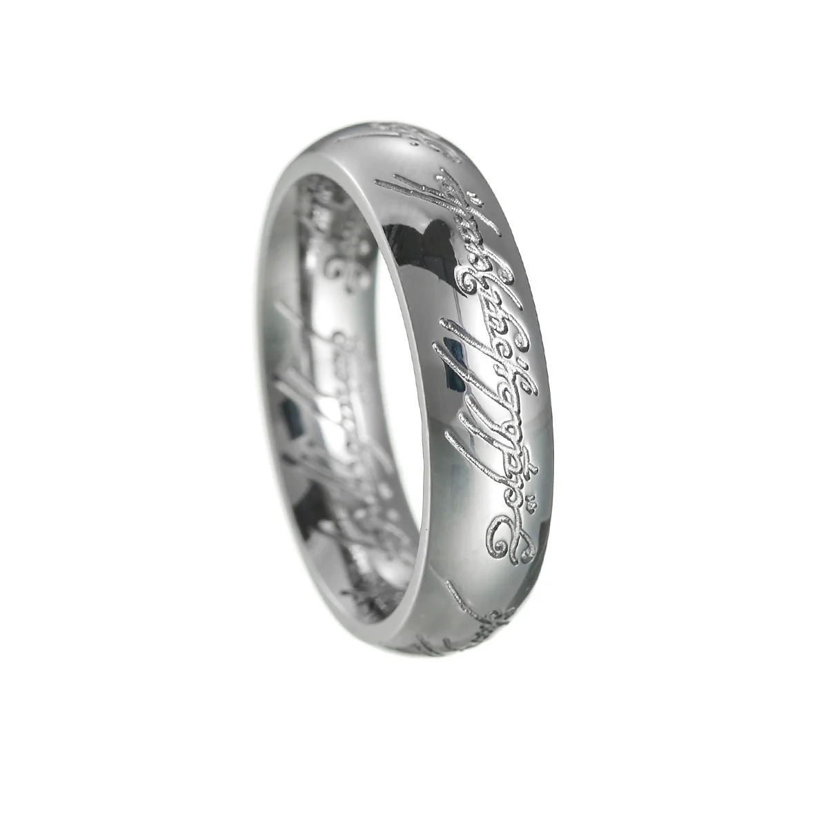 Jewelry Ring Titanium Steel With Letters Numbers Text Vacuum Plating Unisex - Image 7