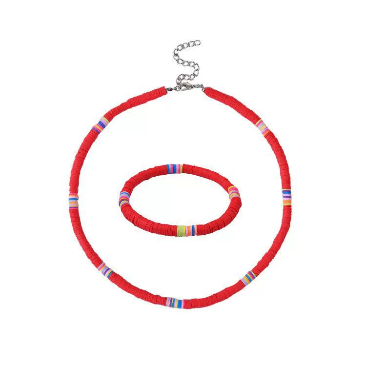 Jewelry Soft Pottery Bracelet Geometric Handmade For Girls - Image 15