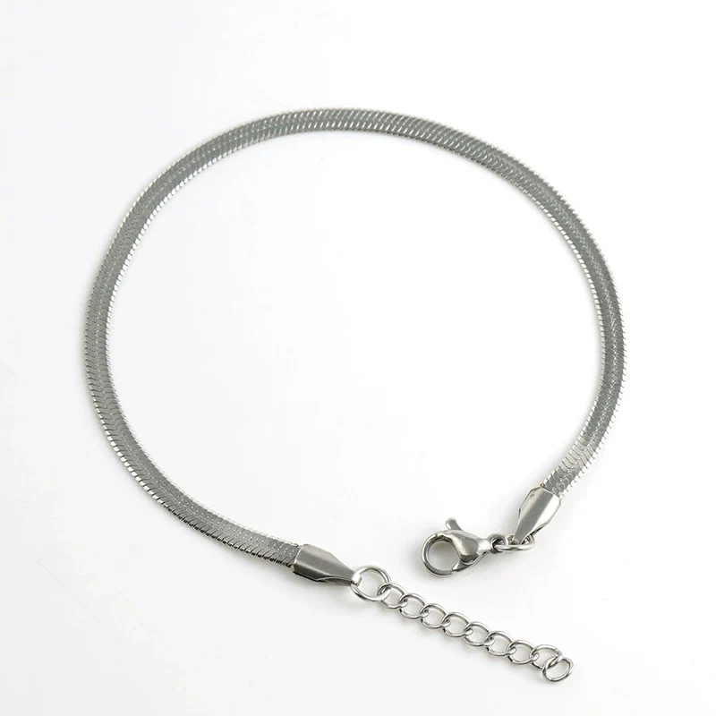 Jewelry 316L Stainless Steel Geometric Blade Chain Bracelet Electroplated Unisex Retro Hiphop Style - Image 10