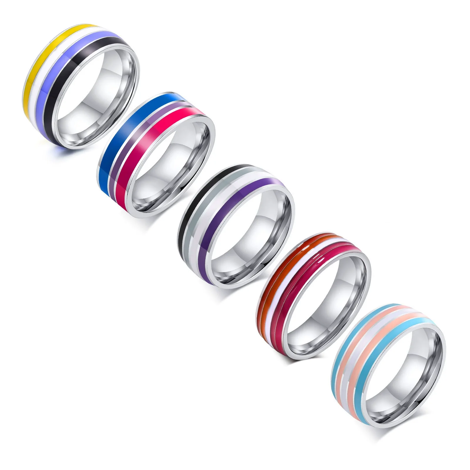 Jewelry Stainless Steel Titanium Steel Leather - Image 3