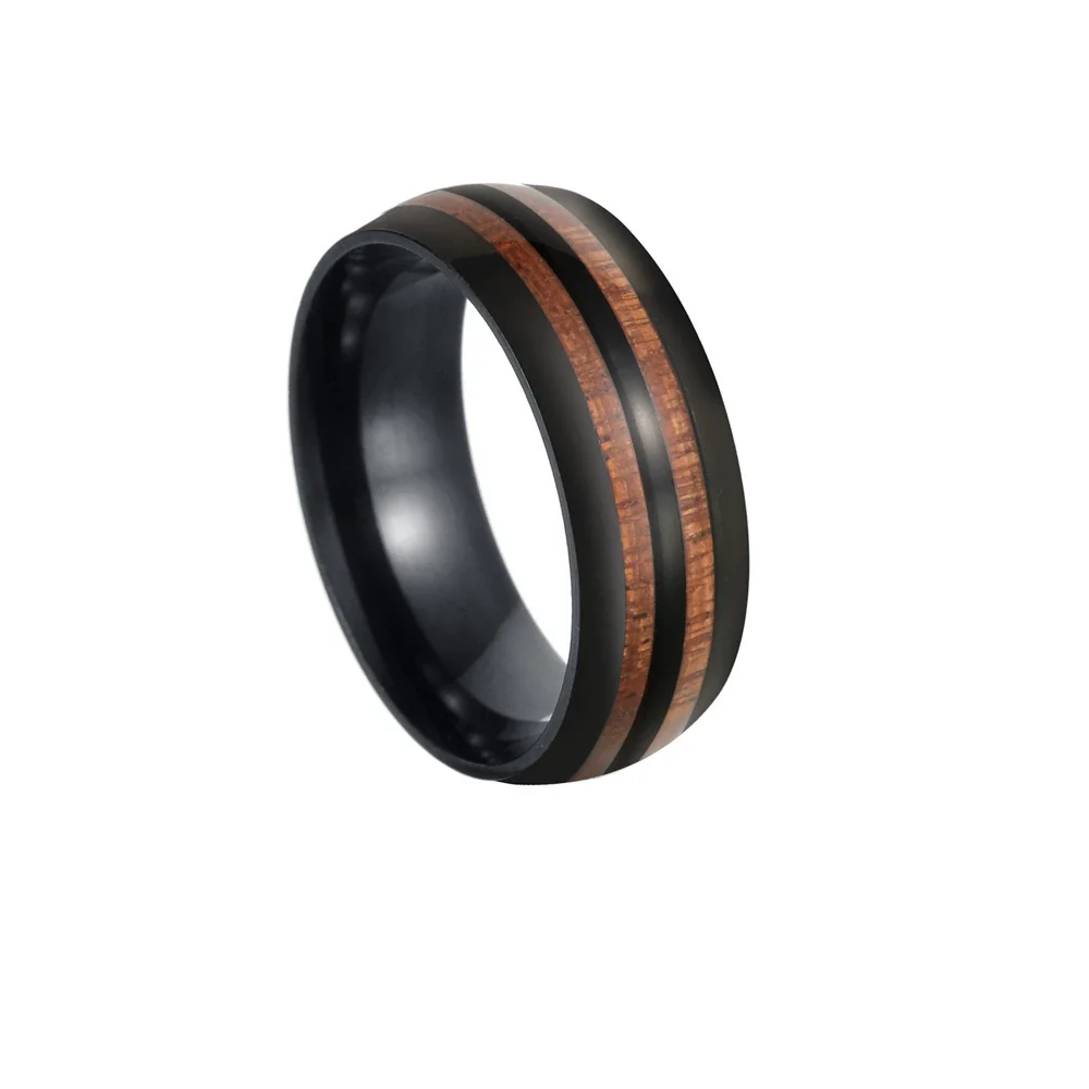 Jewelry Stainless Steel Unisex Ring Geometric Dripping Glue - Image 5