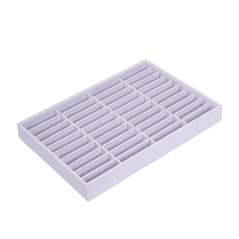 Jewelry Storage Display Tray Pu Leather High Sense - Image 4