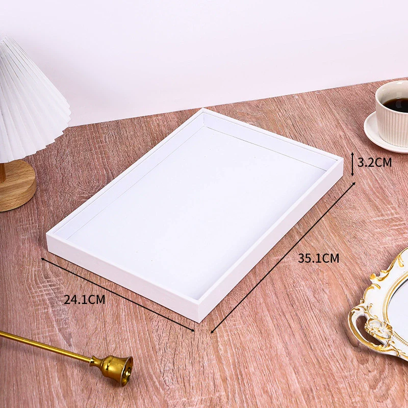 Jewelry Storage Display Tray Pu Leather High Sense - Image 5