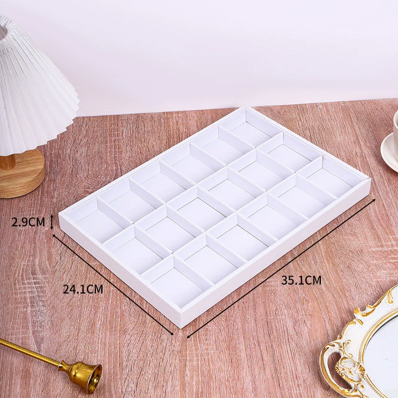 Jewelry Storage Display Tray Pu Leather High Sense - Image 7