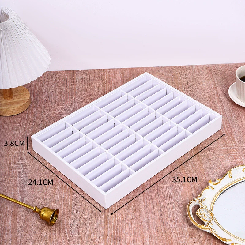 Jewelry Storage Display Tray Pu Leather High Sense - Image 9