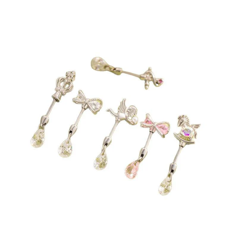 Jewelry Titanium Steel Crown Shape Electroplated For Women - Image 4