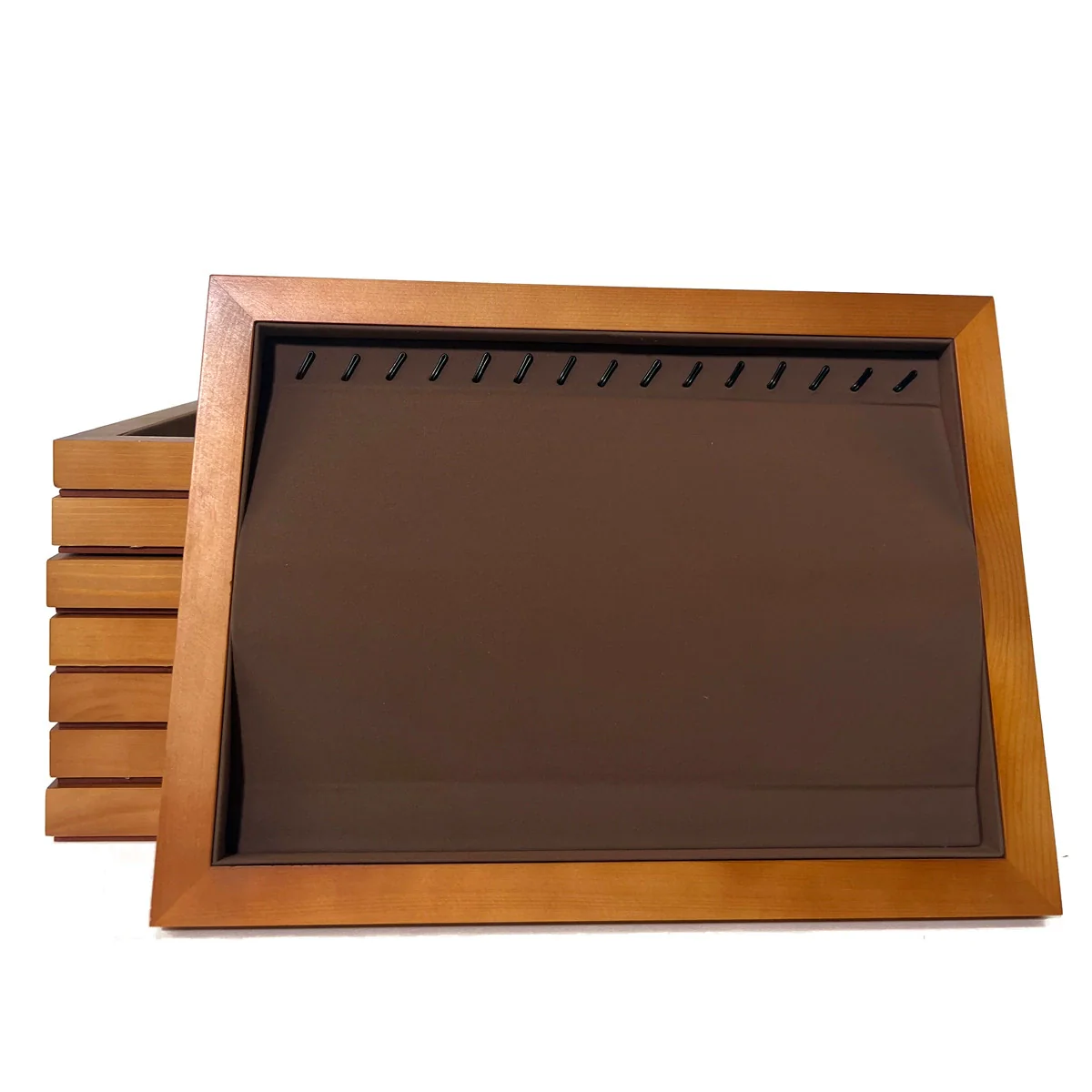 Jewelry Tray Solid Wood Geometric Splicing Style For Jewelry Storage Display - Image 12