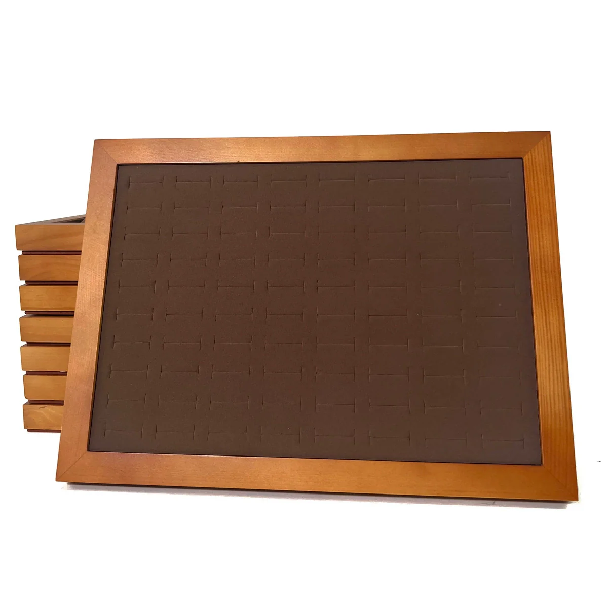 Jewelry Tray Solid Wood Geometric Splicing Style For Jewelry Storage Display - Image 6