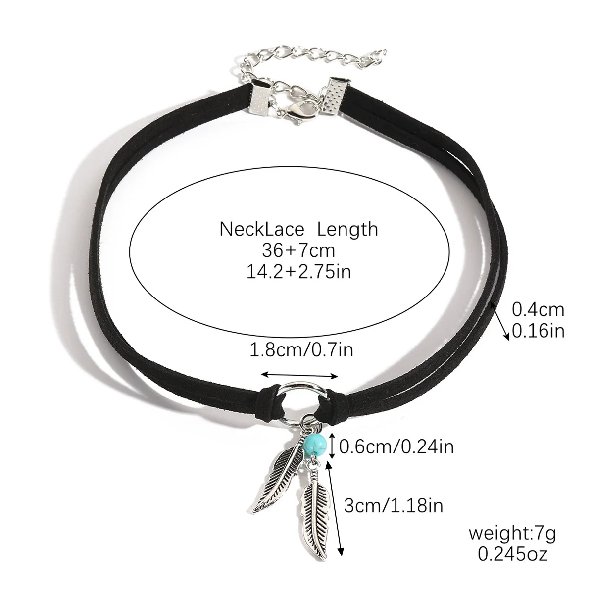 Jewelry Turquoise Pendant Geometric Retro Electroplated Long Regular Chain For Women - Image 11