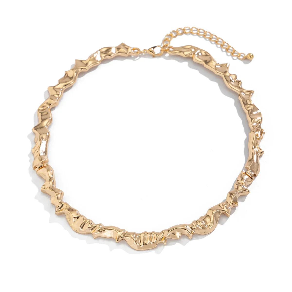 Jewelry Zinc Alloy Geometric Retro Electroplated Choker Necklace - Image 5