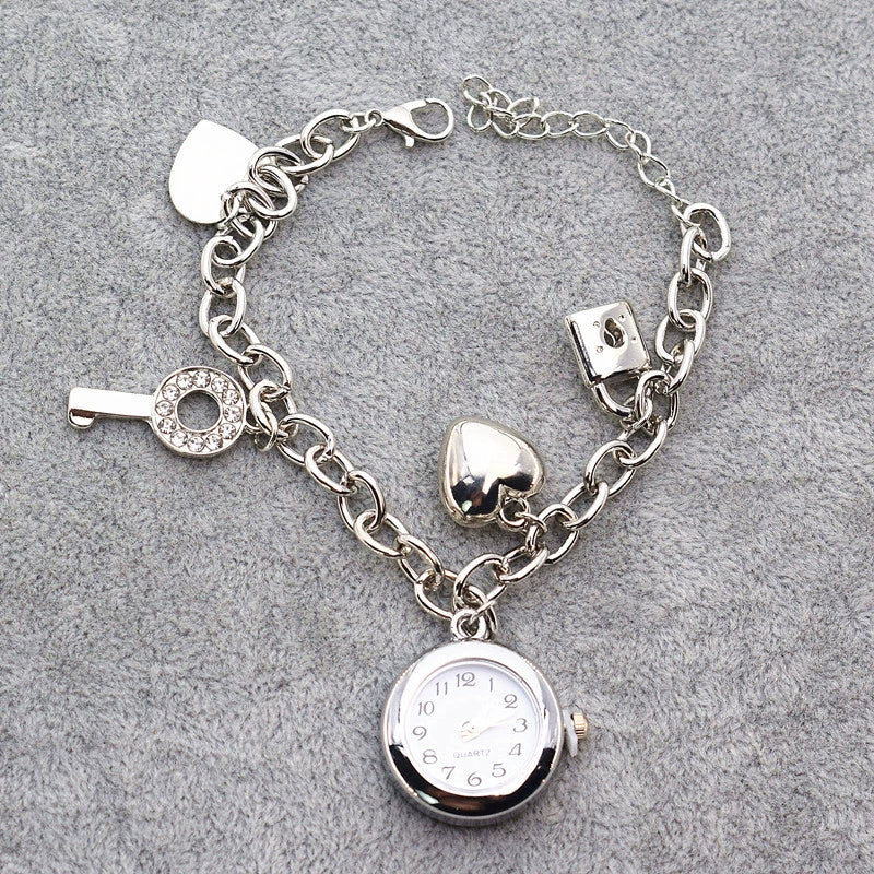 Ladies Alloy Bracelet Watch Round Dial Leisure Style - Image 6