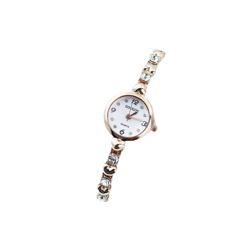 Ladies Alloy Bracelet Watch With Round Dial Casual Style - Image 5