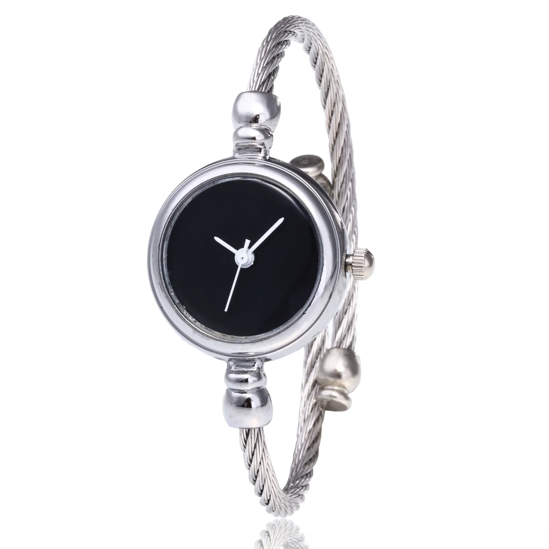 Ladies Alloy Bracelet Watch With Round Dial Chic And Retro Style - Image 4
