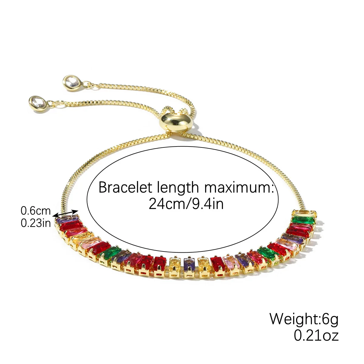 Ladies Alloy Demon Eye Pull Bracelet With Geometric Pattern And Electroplating Treatment - Image 16