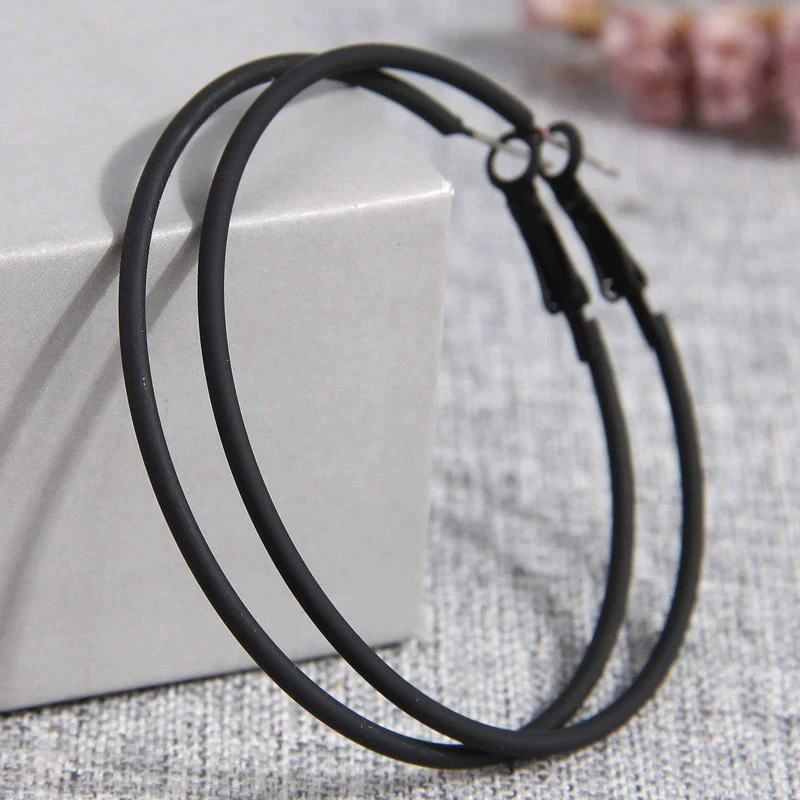 Ladies Alloy Earrings With Paint Treatment And Sweet Ol Style Circle Shape - Image 11