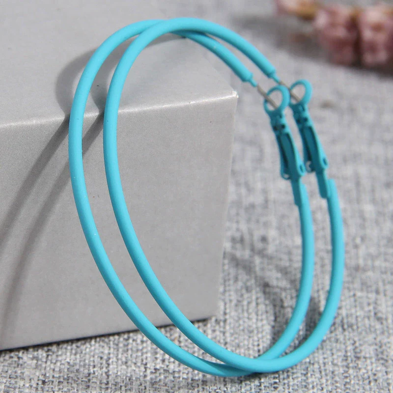 Ladies Alloy Earrings With Paint Treatment And Sweet Ol Style Circle Shape - Image 13