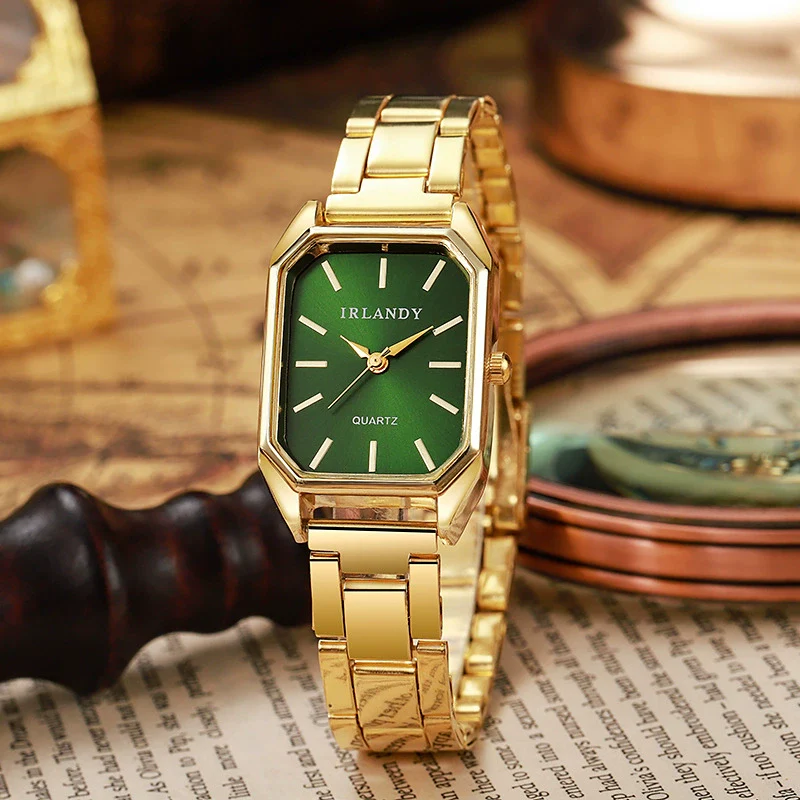 Ladies Alloy Rectangle Quartz Watch Wholesale - Image 3