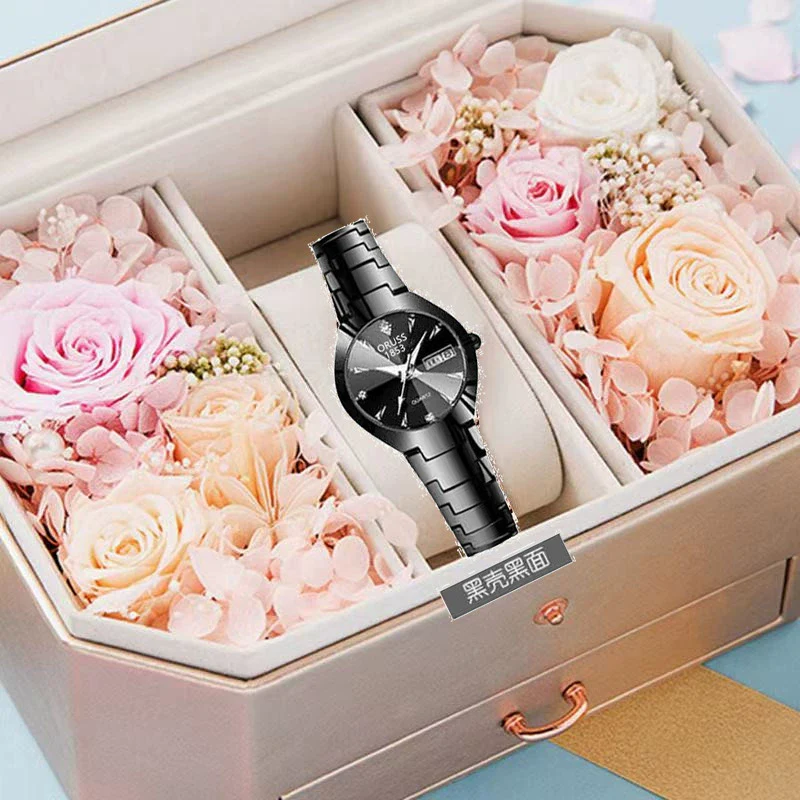 Ladies Alloy Round Dial Luminous Waterproof Leisure Watch - Image 10