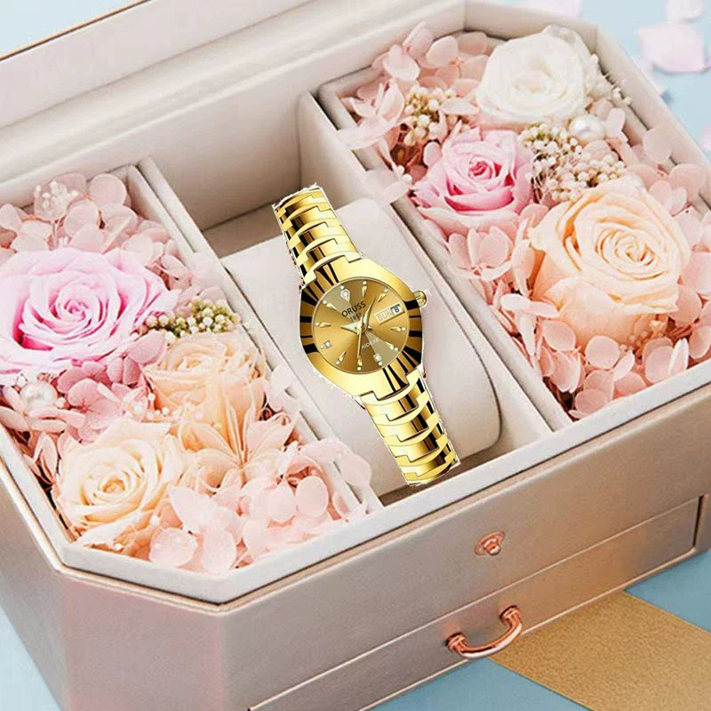 Ladies Alloy Round Dial Luminous Waterproof Leisure Watch - Image 7