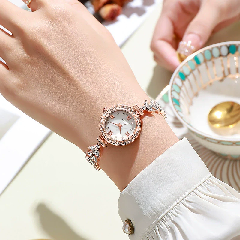 Ladies Alloy Round Quartz Mermaid Fashionable Pull Rope Watch - Image 2